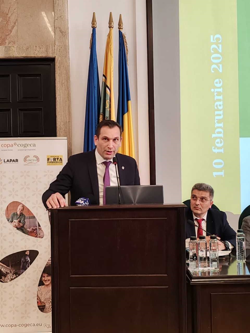 Participarea președintelui Comisiei pentru agricultură, industrie alimentară şi dezvoltare rurală din Senatul României, Sebastian Cernic, la Conferinţa de aniversare: 5 ani de activitate a Alianţei pentru Agricultură şi Cooperare